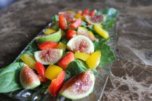 August 2_Summer Spinach Fig Salad
